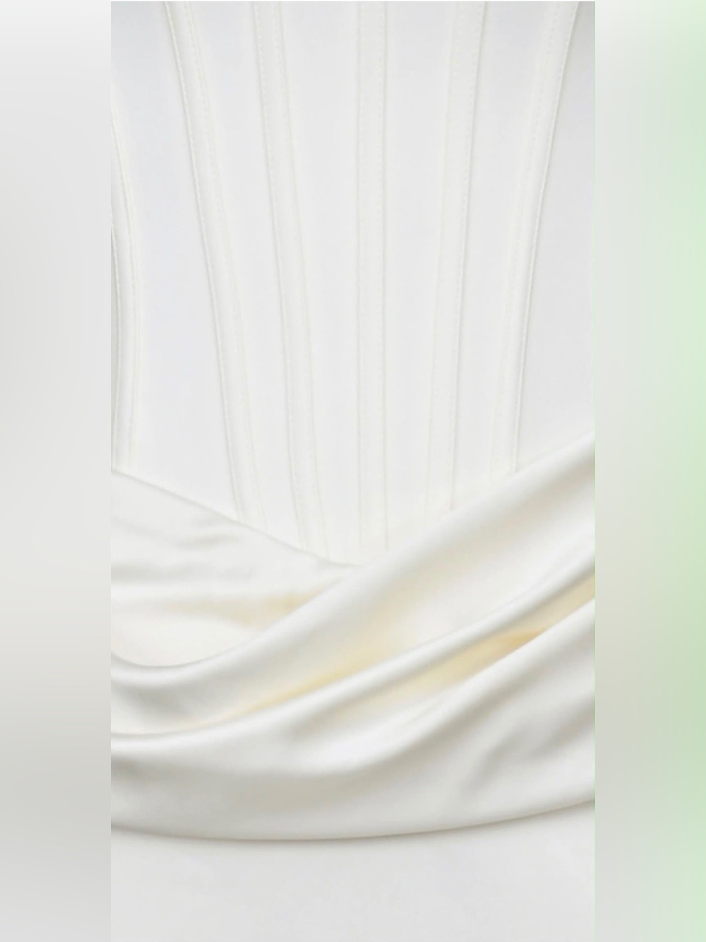 House•cb Ivory Corset-Style Long Dress - Picture 6 of 7